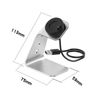 Chargeur Dock Compatible avec Garmin forerunner 745 / Garmin Venu Sq / Garmin fenix6s Support de chargeur Câble de chargement Station d
