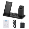 Chargeur sans fil MANKIW 3 en 1 Station de charge sans fil rapide 15W