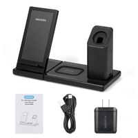 Chargeur sans fil MANKIW 3 en 1 Station de charge sans fil rapide 15W