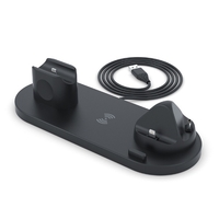 Chargeur sans fil vertical trois en un pour téléphone portable,  écouteurs,  support de montre,  modèles chauds Amazon,  chargeur direct d