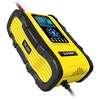 Chargeurs de batterie de voiture 12V/12A 24V/6A Chargeurs de batterie intelligents entièrement automatiques Mainteneur Chargeurs portables à ruissellement Désulfateur de batterie pour voiture Moto RV Tondeuse Bateaux