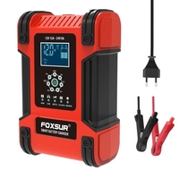 Chargeurs de batterie de voiture 12V/12A 24V/6A Chargeurs de batterie intelligents entièrement automatiques Mainteneur