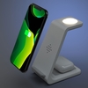 Chargeurs sans fil 3-en-un Phonestand avec veilleuse