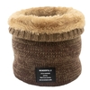 Écharpe chaude tricotée hiver épaissir écharpes pull confortables écharpe douce