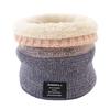 Écharpe chaude tricotée hiver épaissir écharpes pull confortables écharpe douce