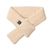 Écharpe chauffante USB Châle de chauffage électrique 3 niveaux de température avec 1200mAh Power-Bank Tampon de compresse chaude Pliable Wraps chauds pour le cadeau d