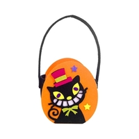 Chaud Halloween bonbons sac bonbons tissu feutre panier de rangement citrouille chat cadeau panier enfants truc ou traiter sac à main décor accessoire
