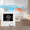 Chauffage au sol et ventilo-convecteur pour système à 2 tuyaux Thermostat WIFI/485 Modbus avec application et commande vocale Écran LCD 2, 8 pouces Thermostat programmable intelligent