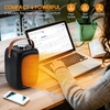 Chauffage domestique 3 vitesses Mini électrique 1500W haute puissance petit bureau PTC 2S chauffage silencieux à chaleur rapide