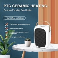 Chauffage domestique 3 vitesses Mini électrique 1500W haute puissance petit bureau PTC 2S chauffage silencieux à chaleur rapide