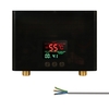 Chauffe-Eau Instantané 3KW Mini Chauffe-Eau Électrique Sans Réservoir Mural avec Affichage LED Réglage de la Température à 3 Niveaux Télécommande pour Maison Cuisine Salle de Bains