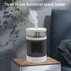 Chauffe-espace et humidificateur intelligent 3-en-1 Veilleuse Chauffe-air haute puissance Humidificateur Chauffage en céramique Chauffage à ions négatifs à brouillard chaud EUplug