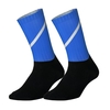 Chaussettes de cyclisme unisexe bande réfléchissante anti-dérapante silicium chaussettes portables respirantes sports de course bas
