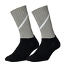 Chaussettes de cyclisme unisexe bande réfléchissante anti-dérapante silicium chaussettes portables respirantes sports de course bas