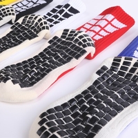 Chaussettes de football anti-dérapantes pour hommes