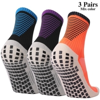Chaussettes de football antidérapantes Chaussettes de sport d