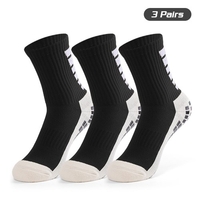 Chaussettes de football antidérapantes pour hommes