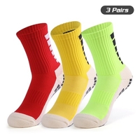 Chaussettes de football antidérapantes pour hommes