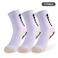 Chaussettes de football antidérapantes pour hommes