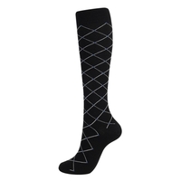 Chaussettes de sport Bas athlétiques Fitness en plein air Chaussettes respirantes à séchage rapide Attelles de tibia Soutien de la pression du mollet Pour la course à pied Cyclisme Alpinisme Marathons