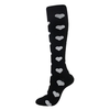 Chaussettes de sport Bas athlétiques Fitness en plein air Chaussettes respirantes à séchage rapide Attelles de tibia Soutien de la pression du mollet Pour la course à pied Cyclisme Alpinisme Marathons