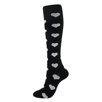 Chaussettes de sport Bas athlétiques Fitness en plein air Chaussettes respirantes à séchage rapide Attelles de tibia Soutien de la pression du mollet Pour la course à pied Cyclisme Alpinisme Marathons