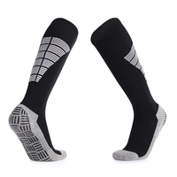 Chaussettes de sport hautes au genou antidérapantes chaussettes d
