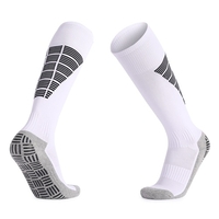 Chaussettes de sport hautes au genou antidérapantes chaussettes d
