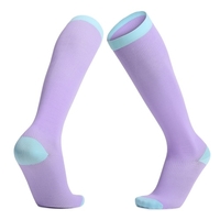 Chaussettes de sport sur le mollet pour courir Marathon Football Cyclisme Bas de sport debout