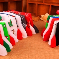 Chaussettes en coton de Noël Chaussette flocon de neige pour bonhomme de neige Santa pour hommes et femmes