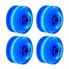 Chaussures de glissière de roue à double rangée roue légère patin à roulettes à quatre roues patins à roulettes Flash 4PC accessoires de patins à roulettes à double rangée