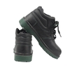 Chaussures de travail à embout en acier pour hommes Chaussures de sécurité en cuir de vachette antidérapantes à semelle épaisse pour homme Bottes de travail pour la décoration de la maison Industrie du chantier de construction