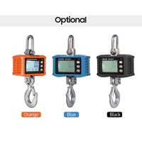 Échelle suspendue numérique 1000kg / 2204lbs Portable robuste grue échelle LCD rétro-éclairage industriel crochet échelles changement d