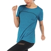 Chemise de yoga à manches courtes pour femmes T-shirt d