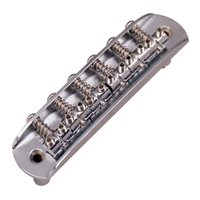 Chevalet de guitare électrique compatible avec la série JM,  selles de rouleau chromées pour cordier de guitare avec 2 manchons à vis et clé hexagonale de 1, 5 mm