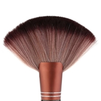 Cheveux coupe brosse plumeau cou pour salon de coiffure coiffeur professionnel outil de nettoyage avec manche en bois Salon de coiffeur styliste