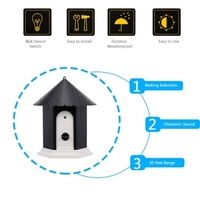 Chien de compagnie en plein air Contrôle des aboiements ultrasonique Sound Stop Stop Barking Device Étanche 50ft Sonic Écorce Dissuasifs Chiens Formation Control Tool