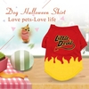 Chien Halloween Shirt T-shirt pour animaux de compagnie Petit diable Vêtements pour animaux de compagnie Vêtements pour animaux d
