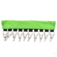 Cintres en tissu portables voyage pliant pinces à linge vêtements chapeau clip chapeau organisateur supports pour cintres