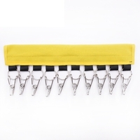 Cintres en tissu portables voyage pliant pinces à linge vêtements chapeau clip chapeau organisateur supports pour cintres