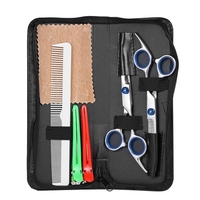 Ciseaux professionnels de coupe de cheveux Set Ciseaux de coiffeur Kit d