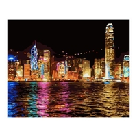 City Night View Pattern DIY Peinture à l