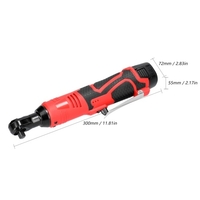 Clé à chocs multifonctionnelle 16, 8 V clé électrique rechargeable sans fil 3/8 pouces 90° clé à cliquet à angle droit clé à chocs outil électrique