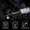 Clé à cliquet électrique sans fil 3/8 pouces 50N.M 240 tr/min 16, 8 V Kit de clé à cliquet électrique avec batterie lithium-ion 6, 0 Ah et chargeur rapide Prise métrique 6 pièces