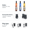 Clé à cliquet électrique sans fil outil à cliquet électrique 18V clé à douille à cliquet avec 2 piles rechargeables 6000mAh