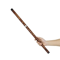 Clé de D flûte en bambou amer Dizi Instrument à vent traditionnel chinois fait à la main avec sac de rangement noeud chinois pour enfants adultes