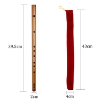 Clé de F flûte en bambou amer Dizi Instrument à vent chinois traditionnel pour enfants adultes débutants