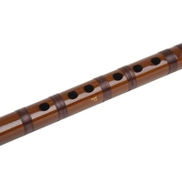 Clé de F flûte en bambou amer Dizi Instrument à vent traditionnel chinois fait à la main avec sac de rangement noeud chinois pour enfants adultes débutants