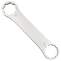 Clé de fourche de suspension de vélo en acier inoxydable outil de dissolvant de clé de capuchon supérieur de vélo (taille: A)