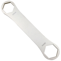 Clé de fourche de suspension de vélo en acier inoxydable outil de suppression de clé de capuchon supérieur de vélo